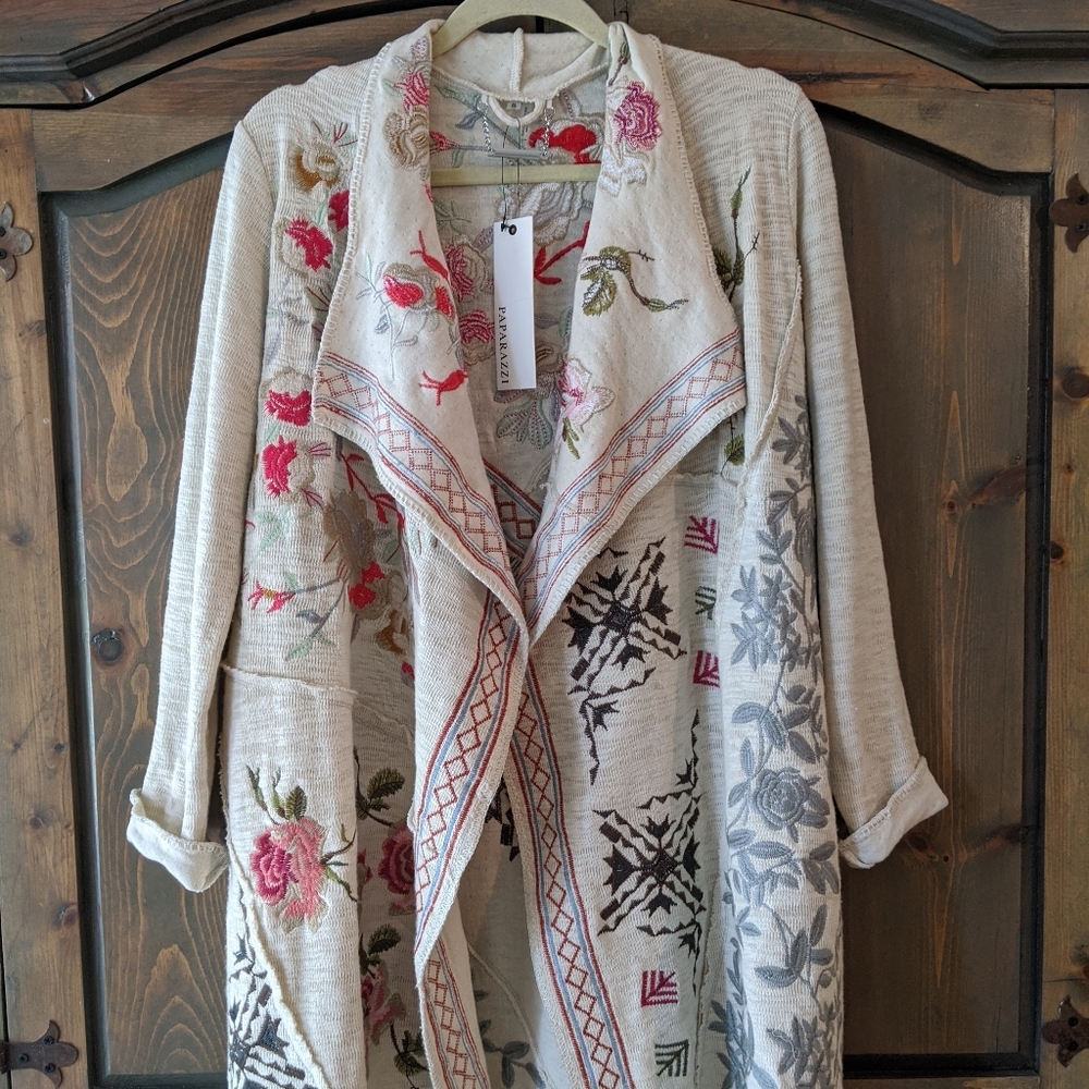 Embroidered coat